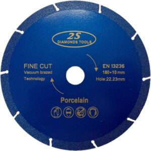 Disco diamante vacum turbo para porcelánico