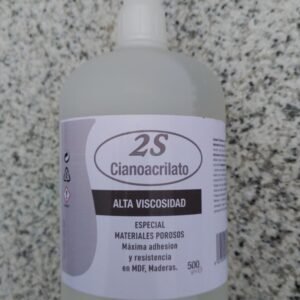 Adhesivo cianocrilato 500gr.