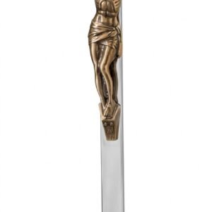 Cruz de tubo con cristo